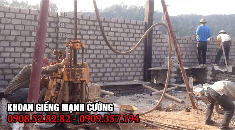 Khoan giếng Mạnh Cường khoan giếng Bình Chánh